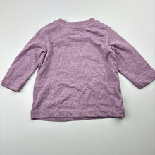 Load image into Gallery viewer, Unisex Favourites, Aust cotton blend long sleeve top, EUC, size 000,  
