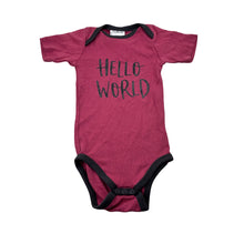 Load image into Gallery viewer, Unisex Higgledee, organic cotton bodysuit / romper, EUC, size 0,  