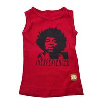 Load image into Gallery viewer, Unisex BandiKoot, Jimi Hendrix red cotton singlet top, GUC, size 000,  