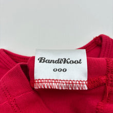 Load image into Gallery viewer, Unisex BandiKoot, Jimi Hendrix red cotton singlet top, GUC, size 000,  