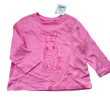 Load image into Gallery viewer, Girls Anko, cotton long sleeve tee / top, rabbit, NEW, size 1,  
