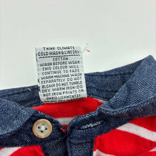 Load image into Gallery viewer, Boys Bonds, cotton polo romper, GUC, size 000,  