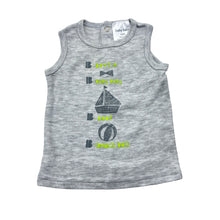 Load image into Gallery viewer, Unisex Baby Baby, soft feel grey marle top, GUC, size 0000,  