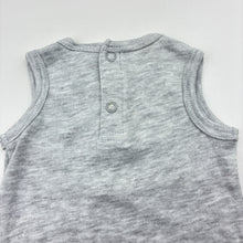 Load image into Gallery viewer, Unisex Baby Baby, soft feel grey marle top, GUC, size 0000,  