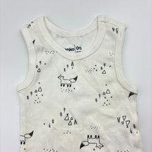 Load image into Gallery viewer, Unisex Anko, organic cotton singlet top, EUC, size 00,  