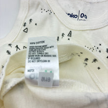 Load image into Gallery viewer, Unisex Anko, organic cotton singlet top, EUC, size 00,  