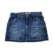 Load image into Gallery viewer, Girls GAP, blue denim skirt, adjustable, GUC, size 2,  