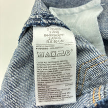Load image into Gallery viewer, Girls GAP, blue denim skirt, adjustable, GUC, size 2,  