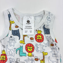 Load image into Gallery viewer, Unisex Dymples, cotton singletsuit / romper, EUC, size 0000,  
