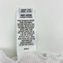 Load image into Gallery viewer, Unisex Bonds, white ribbed cotton singlet top, EUC, size 0000,  