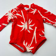 Load image into Gallery viewer, Unisex Baby Berry, long sleeve swim one-piece, EUC, size 000,  