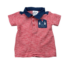 Load image into Gallery viewer, Boys Baby Baby, cotton polo shirt top, EUC, size 000,  