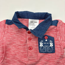 Load image into Gallery viewer, Boys Baby Baby, cotton polo shirt top, EUC, size 000,  