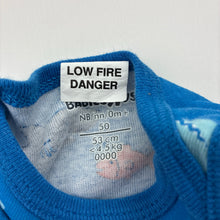 Load image into Gallery viewer, Boys Babies R Us, cotton singletsuit / romper, sharks, EUC, size 0000,  