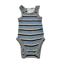Load image into Gallery viewer, Boys Dymples, striped cotton singletsuit romper, EUC, size 0000,  
