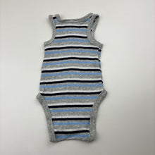 Load image into Gallery viewer, Boys Dymples, striped cotton singletsuit romper, EUC, size 0000,  