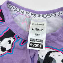 Load image into Gallery viewer, Unisex Bonds, zip wondersuit / zippy / romper, pandas, EUC, size 0,  