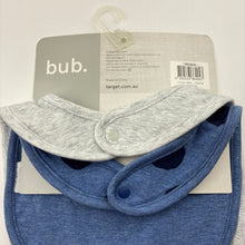 Load image into Gallery viewer, Boys bub., 2 pack bibs, elephant, NEW, size 000-00,  