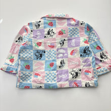 Load image into Gallery viewer, Girls Bluey, flannel cotton winter pyjama top, GUC, size 1,  