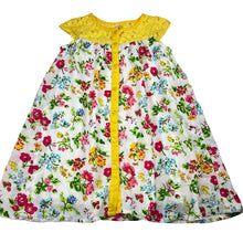 Load image into Gallery viewer, Girls Chalk, lightweight colourful floral dress, EUC, size 3-4, L: 53cm
