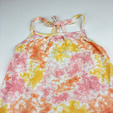 Load image into Gallery viewer, Girls C&amp;C California Kids, tie dyed summer dress, GUC, size 3, L: 50cm at front