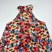 Load image into Gallery viewer, Girls SHEIN, lightweight floral sleeveless dress, EUC, size 8, L: 66cm
