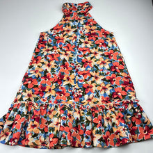 Load image into Gallery viewer, Girls SHEIN, lightweight floral sleeveless dress, EUC, size 8, L: 66cm