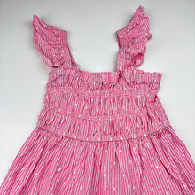Load image into Gallery viewer, Girls Cotton On, striped cotton summer dress, GUC, size 9-10, L: 67cm