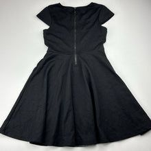 Load image into Gallery viewer, Girls Target, black &amp; grey dress, pilling, FUC, size 8, L: 66cm