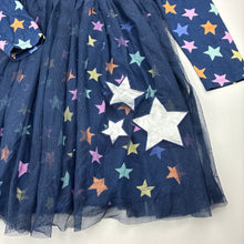 Load image into Gallery viewer, Girls Milkshake, navy long sleeve dress, EUC, size 8, L: 68cm