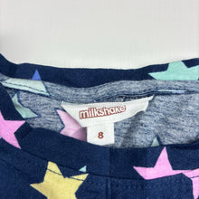 Load image into Gallery viewer, Girls Milkshake, navy long sleeve dress, EUC, size 8, L: 68cm