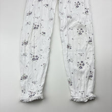 Load image into Gallery viewer, Girls Aster &amp; Oak, pointelle organic cotton pyjama pants / bottoms, GUC, size 5,  