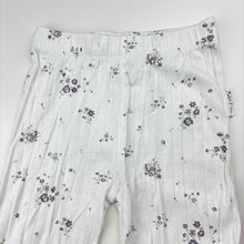 Load image into Gallery viewer, Girls Aster &amp; Oak, pointelle organic cotton pyjama pants / bottoms, GUC, size 5,  