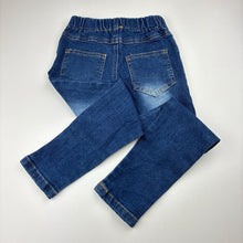 Load image into Gallery viewer, Girls SHEIN, stretch denim leggings / jeggings, elasticated, Inside leg: 38cm, GUC, size 4,  