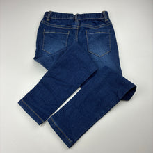 Load image into Gallery viewer, Girls 1964 Denim Co, blue stretch denim leggings / jeggings, elasticated, Inside leg: 47.5cm, EUC, size 6,  