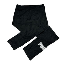 Load image into Gallery viewer, Girls Puma, cotton blend stretchy leggings, Inside leg: 61cm, EUC, size 11-12,  