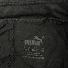 Load image into Gallery viewer, Girls Puma, cotton blend stretchy leggings, Inside leg: 61cm, EUC, size 11-12,  