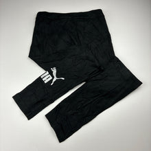 Load image into Gallery viewer, Girls Puma, cotton blend stretchy leggings, Inside leg: 61cm, EUC, size 11-12,  