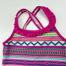 Load image into Gallery viewer, Girls Mango, colourful swim top, EUC, size 5,  