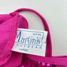 Load image into Gallery viewer, Girls Martins Dancewear, pink dance top, EUC, size 9-10,  