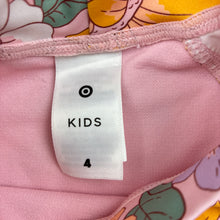 Load image into Gallery viewer, Girls Target, floral long sleeve rashie / swim top, GUC, size 4,  
