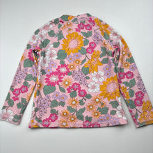 Load image into Gallery viewer, Girls Target, floral long sleeve rashie / swim top, GUC, size 4,  