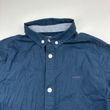 Load image into Gallery viewer, Boys Target, navy lightweight cotton long sleeve shirt, GUC, size 10,  