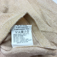 Load image into Gallery viewer, Girls metallic, gold lightweight knit bolero cardigan, GUC, size 3,  