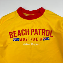 Load image into Gallery viewer, Unisex BETWEEN THE FLAGS, long sleeve rashie / swim top, EUC, size 4,  