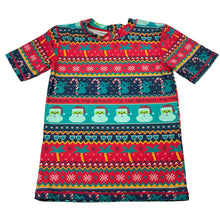 Load image into Gallery viewer, Unisex Anko, Christmas short sleeve rashie / swim top, GUC, size 9,  