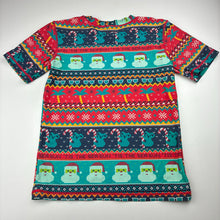 Load image into Gallery viewer, Unisex Anko, Christmas short sleeve rashie / swim top, GUC, size 9,  