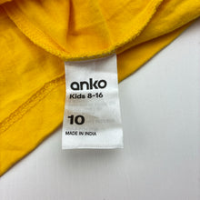 Load image into Gallery viewer, Unisex Anko, yellow cotton tee / top, EUC, size 10,  
