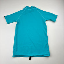 Load image into Gallery viewer, Unisex OCEAN &amp; EARTH, short sleeve rashie / swim top, GUC, size 4,  