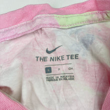 Load image into Gallery viewer, Girls Nike, tie dyed cotton tee / top, Sz: S, armpit to armpit: 39cm, GUC, size 9-10,  